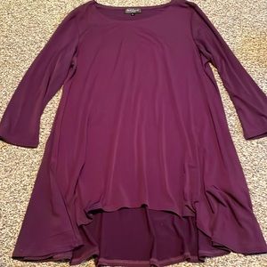 Red coral tunic Large new without tag